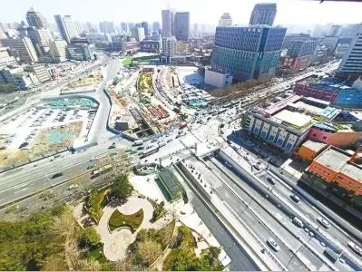 鄭州二七廣場(chǎng)隧道工程正在收尾 5月31日前周邊多條道路通行規則有變